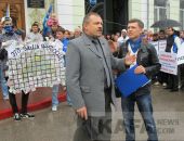 Перед зданием городского совета Феодосии прошла акция Stop коррупция
