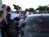 Кучму и Шуфрича после переговоров в Донецке провожали криками "Убийцы" - видео