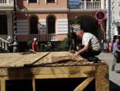 В центре Симферополя снова демонтировали летние кафе 